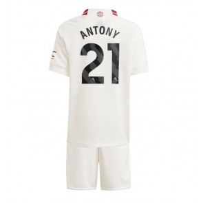 Manchester United Antony #21 Replica Third Stadium Kit for Kids 2023-24 Short Sleeve (+ pants)